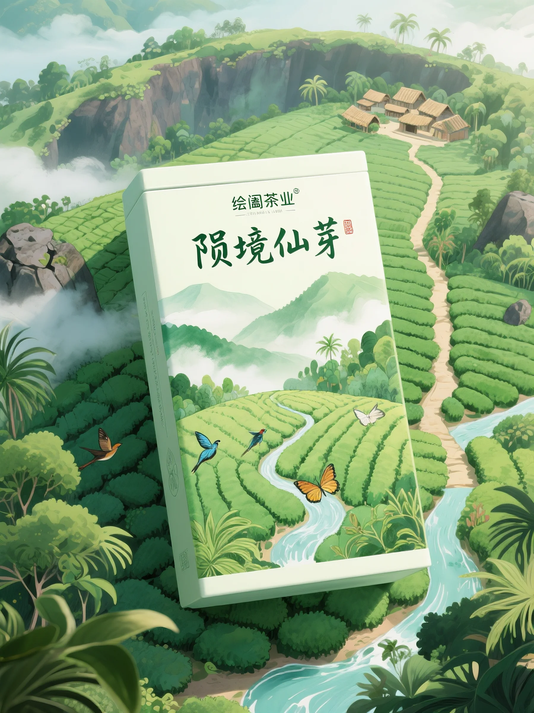 白沙绿茶-包装设计3