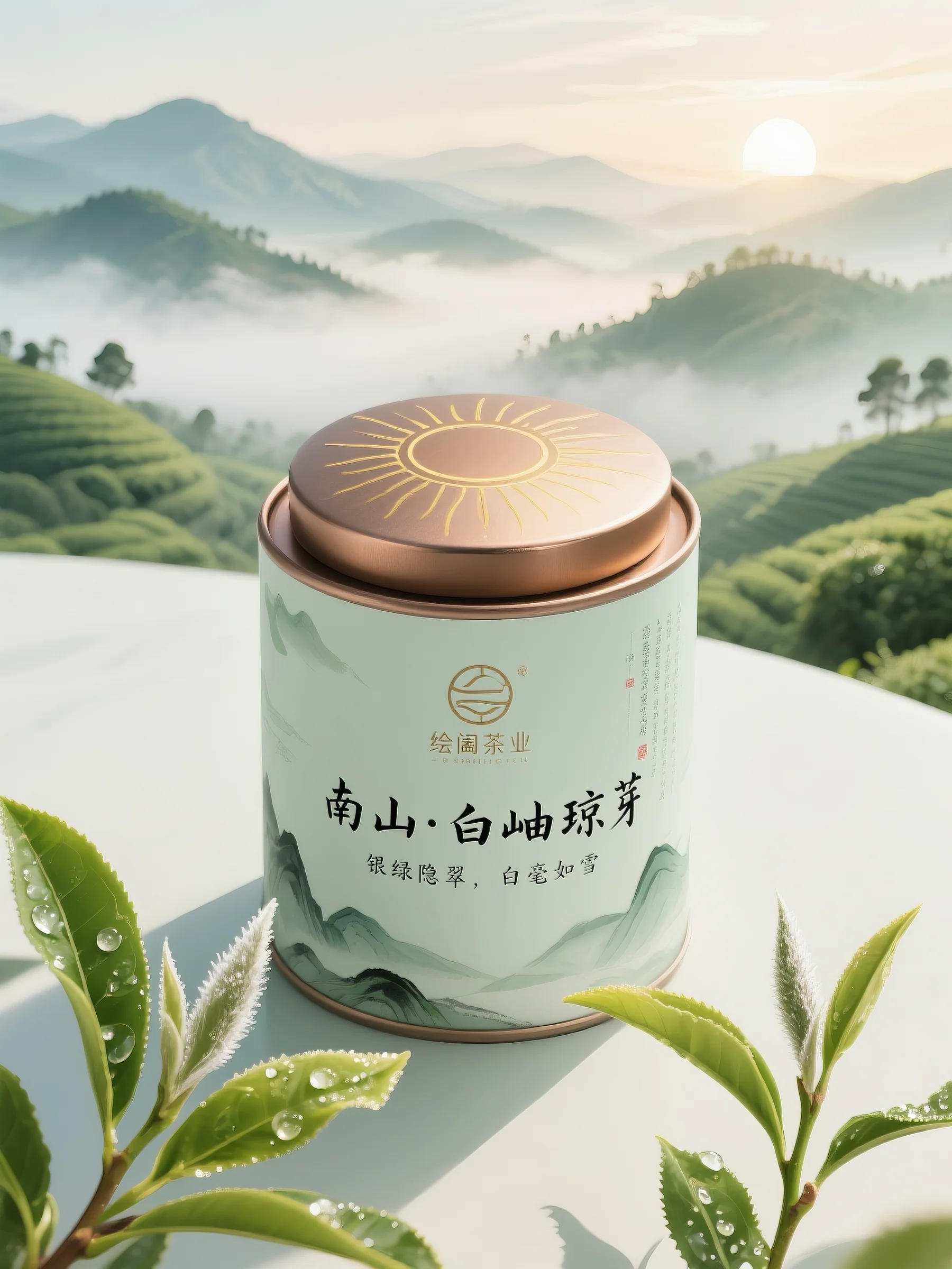 南山白毛茶-包装设计1