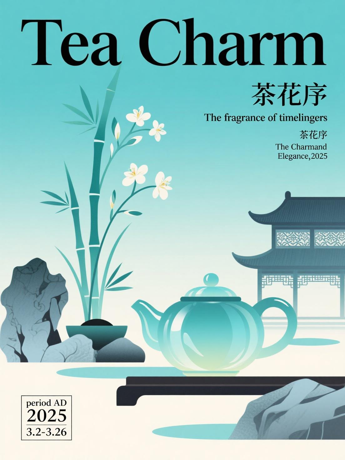 国风美学茶海报-平面设计解析